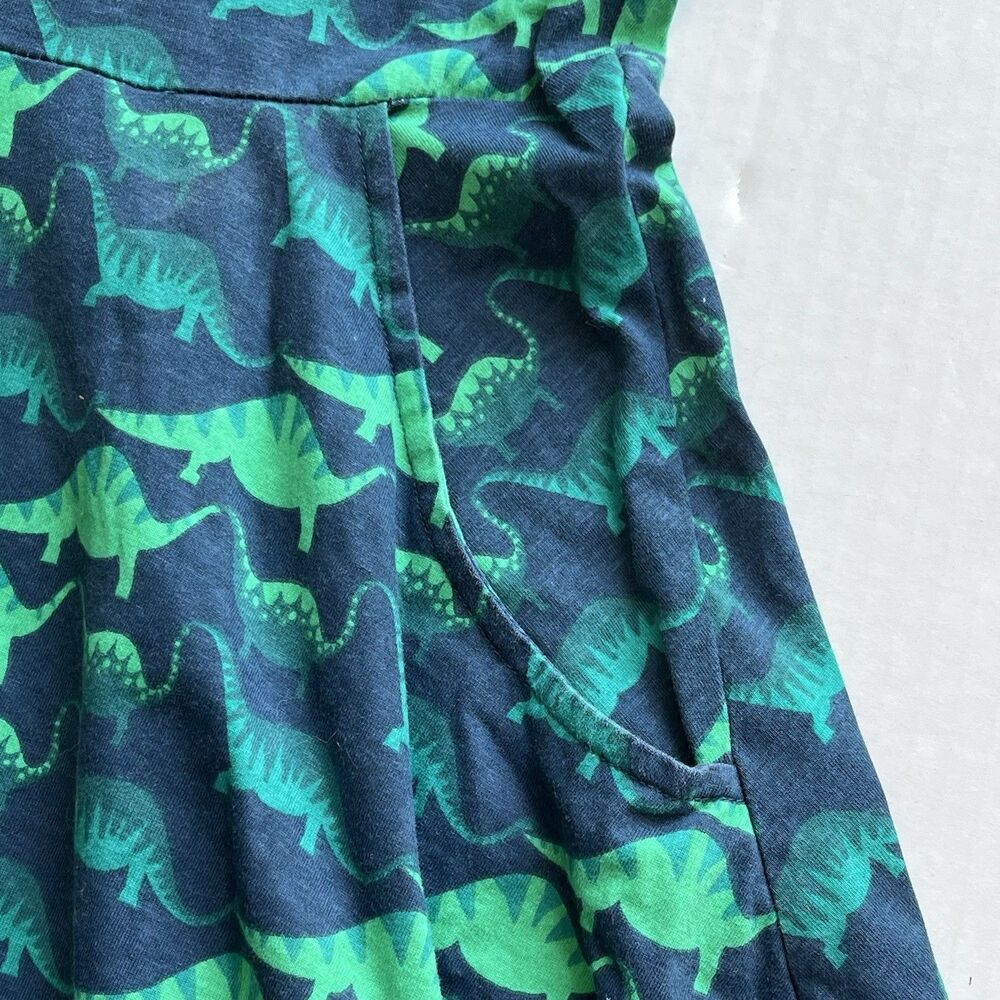 Svaha Dress XS Dinosaur Print Stegosaurus 100% Cotton Pullover Pockets STEAM - Picture 5 of 12